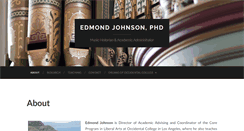 Desktop Screenshot of edmondjohnson.com